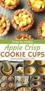 Apple Crisp Cookie Cups Pastry Beyond Apple Crisp Cookie Cups Apple Crisp Apple Cookies Recipes