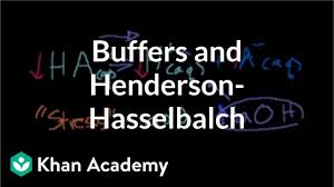 buffers and henderson hasselbalch video khan academy