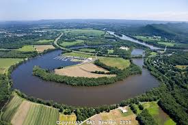 Aerial Of Oxbow And Oxbow Marina On Connecticut Rivernear Holyoke Ridge And Mount Tom Northampton Ma Our Next Home Town Oxbow Northampton Favorite Places