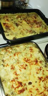 Gratin Aux Pomme De Terre Chou Fleur Viande Hache