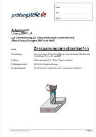 Diese gruppe ist in erster linie für auszubildende zerspanungsmechaniker. Pruefungsteile De Ihre Prufungsteile Fur Metallberufe Schriftliche Aufgabensatze Zerspanungsmechaniker In Dreh Frastechnik Ap Teil 1 Fruhjahr 2014