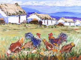 Maybe you would like to learn more about one of these? Carroll Marie Chickens By The Thatched Cottages Mutualart