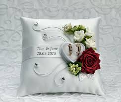 Ringkissen Mit Name Und Datum Box Fur Eheringe Hochzeit Brautkissen 30 Color Ebay Eheringkissen Ringkissen Hochzeit Ehering Halter