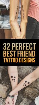 We love how the tattoos match up to make one whole design. 32 Perfect Best Friend Tattoo Designs Tattooblend