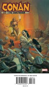 The coming of conan the cimmerian the bloody crown of conan the conquering. Oct181040 Conan Barbarian 1 By Ribic Poster Previews World