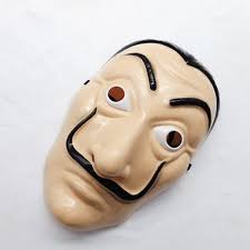 La Casa De Papel Face Mask Masque Mascara Mask Salvador Dali Money Heist Cosplay Costume Mask Salvador Dali Paper House