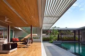 Modern architecture intersects with traditional building techniques; Modern Home Architecture Design In Singapore Idesignarch Interior Design Architecture Interior Decorating Emagazine