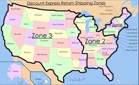 36 full priority mail zone map