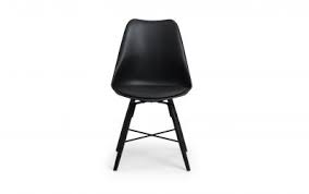 Choose from lightweight, folding aluminium chairs with soft and durable canvas seats and. Kari Dining Chair Black Julian Bowen Limited