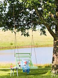 To start the chair i used this chair from target. How To Build A Hanging Swing Chair Better Homes Gardens
