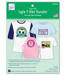 June Tailor Light T Shirt Transfer Paper 3 Pkg Joann