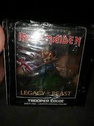 Eddie, iron maiden's mascot, first appeared with the band after their stage manager at the time (dave beasly) designed a head that was placed above the so five years later eddie's father entered the room on eddie's birthday and said: Iron Maiden Legacy Of The Beast Wave 1 Samurai Eddie 1 94 Chase Figure Blind Box Toys Hobbies Action Figures