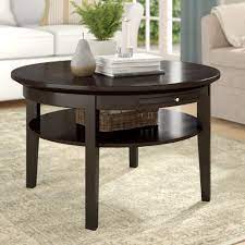 The coffee table x36 is casual, elegant, eco friendly and 100% made in the usa. Espresso Wood Round Coffee Tables You Ll Love In 2021 Wayfair