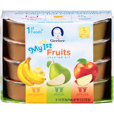 Focus sui prezzi di vendita di frutta e verdura, sui canali distributivi, sulle aziende, sull'offerta di frutta. Gerber 1st Foods My First Fruits Starter Kit Purees Fruit 1 Oz Instacart