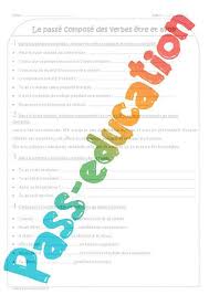 → aujourd'hui aussi, j'ai passé une bonne journée. Passe Compose Des Verbes Etre Et Avoir Ce2 Exercices Corriges Par Pass Education Fr Jenseigne Fr