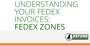 Understanding Your Fedex Invoices Fedex Zones Refund