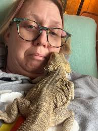 Just a girl, and her dragon. 🥹