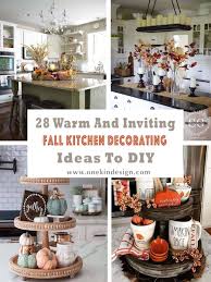 You can update them with new pretty plates are easy to decorate any wall. 28 Warm And Inviting Fall Kitchen Decorating Ideas To Diy