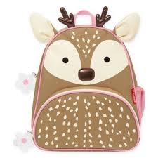 Skip Hop Skip Hop Winter Zoo Deer Backpack In Pink Kids Backpacks Skip Hop Zoo Toddler Backpack