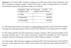 We did not find results for: Question 6 15 Marks Abc Insurance Company Has A Chegg Com