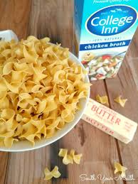 Walk Away Noodles Throw Everything In The Pot And Walk Away With This Recipe For Perfectly Cooke Buttered Noodles Recipe Homemade Noodles Egg Noodle Side Dish