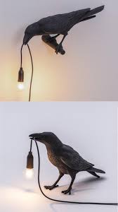 Unique Led Bird Lamp And Decor In 2020 Goth Home Decor Decor Goth Home