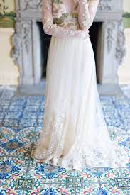 Enchanting Gowns Inspired By Nature From Claire Pettibone Long Sleeve Wedding Gowns Embroidered Wedding Dress Wedding Dresses Blush