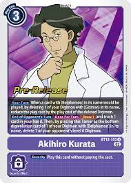 Akihiro Kurata - Versus Royal Knights Pre-Release Cards - Digimon Card Game