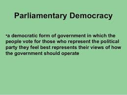 Presidential And Parliamentary Democracies