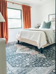 Compared to other rooms of the house, the bedroom is the place where we spend most of our time. 3 Bedroom Rug Tips New Master Bedroom Rug Blushing Bungalow