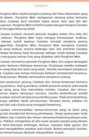 Subtema 2 berjudul keunikan daerah tempat tinggalku, bagian dari tema 8 daerah tempat tinggalku, buku tematik terpadu kurikulum 2013 edisi revisi 2017. Tuliskan Ringkasan Cerita Caadara Cuma Nanya Kok Brainly Co Id