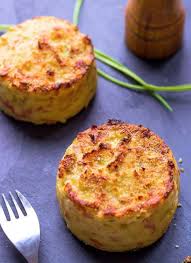 Never mix ingredients such as dough, mashed potatoes, meat or similar. Oven Baked Mashed Potato Cakes Recipe Baked Potato Cakes Recipe Eatwell101