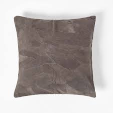Sign up for free today! Grey Real Leather Suede Cushion With Feather Filling