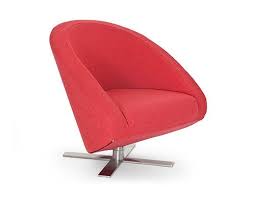 Structube Living Room Armchairs Justin Red Armchair Swivel Armchair Chair