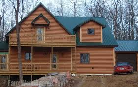 It looks like a log cabin. Log Style Vinyl Paneling Get The Look Of A Real Cabin Without The Headaches Barron Designs