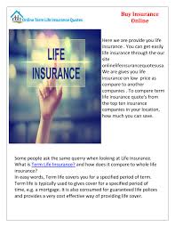 Permanent life insurance insures you for an entire lifetime, so once the policy goes into effect, the life insurance company pays a death benefit no matter when you die. Buy Life Insruance By Onlinelifeinsurancequotes Issuu