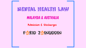 The act aims to strike a balance. Mental Health Law By Farid Zainuddin