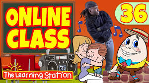 Online Class 36 For Kids Funky Nursery Rhymes Brain Breaks Kids S Online Preschool Learning Stations Nursery Rhymes
