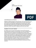 Biodata ringkas tun dr mahathir. Biodata Tun Dr Mahathir Bin Mohamad
