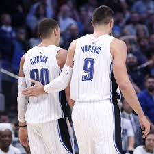 Magic f aaron gordon exits with ankle injury back to video entering sunday, gordon was averaging 13.8 points and 7.3 rebounds per game in 18 games, all starts, on the season. Aaron Gordon Nikola Vucevic Injury Updates Orlando Pinstriped Post