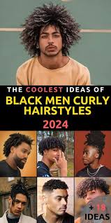 2024 Trendsetting Curly Hairstyles for Black Men: Natural, Fades, and Bold  Locks