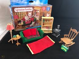 Calico critters living room suite. Calico Critters Sylvanian Families Cosy Living Room Set Rare Very Htf W Box 1917813096