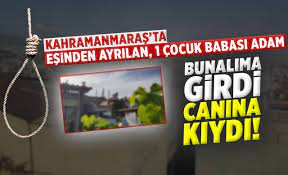Bir genç yaşamına son verdi! Kahramanmaras Ta Evinin Balkonuna Kendini Asarak Intihar Etti