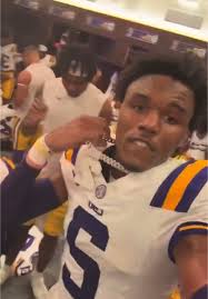 The LSU locker room was