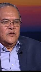 The Pueblo of Tesuque's former governor, Mark Mitchell (speaking