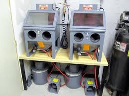 In this video i have made a sandblasting cabinet, this sandblaster is a professional level sandblasting cabinet. Trinco 20 Table Top Sand Blasting Cabinet Overview Pat Pruitt Sandblasting Cabinet Homemade Tools Woodworking Tools For Beginners