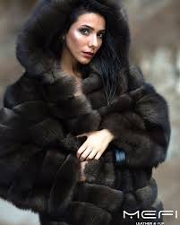 Mefi Leather Fur Istanbul Antalya Sable Fur Coat Fur Coat Fashion Fur Hood Coat