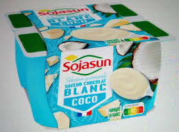 Saveur Chocolat Blanc Coco Sojasun 400 G 4 Pots De 100 G