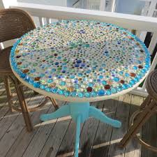 Mosaic Patio Table Mosaic Patio Table Outdoor Wood Table Mosaic Accent Table