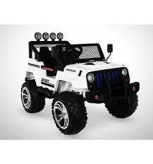 Quad adulte hytrack mp4 électrique 48v. Voiture Electrique Enfant 4x4 Jeep 180w 12v Blanc Kingtoys